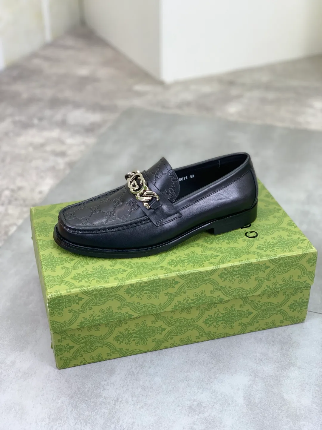 Men's men's shoes 💰P480 [New style] Water-dyed cowhide 💰💎💎💎 [Gucci] GUCCI high-end men's formal business leather shoes, original order 1:1 authentic goods! Original imported high-end open-edge beaded calfskin, original metal buckle, imported first-layer cowhide lining for feet, original outsole, men's shoe size: 38-45, 4️⃣ colors available